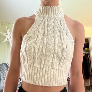 Urban outfitters sweater halter tank